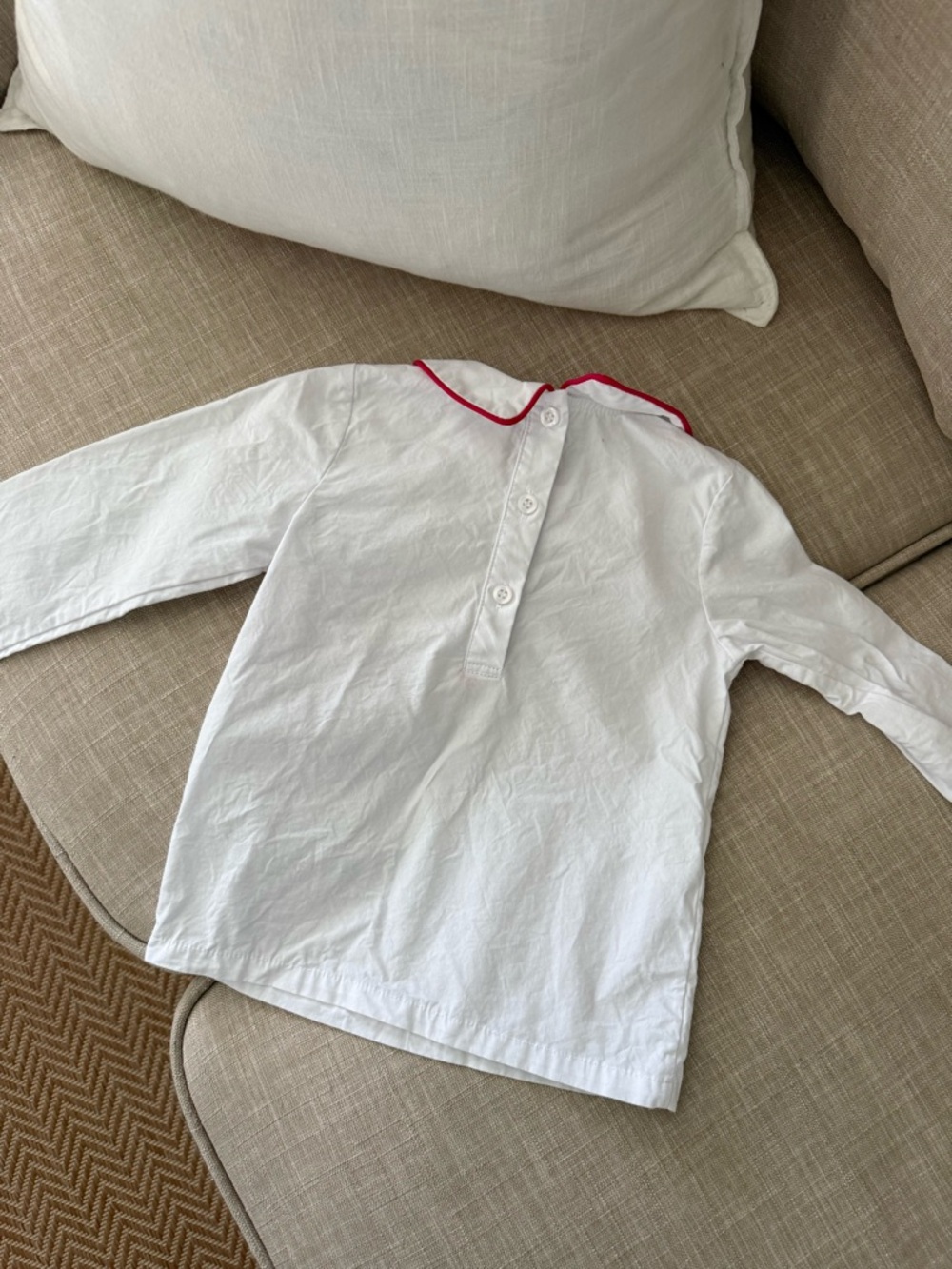 Brooks Monogram Peter Pan Collar Shirt - Picture 3 of 3